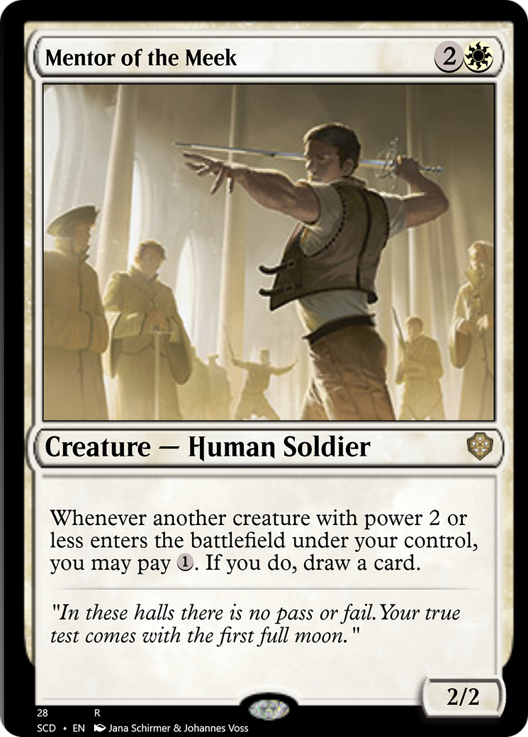 Mentor of the Meek [Starter Commander Decks] | Total Play