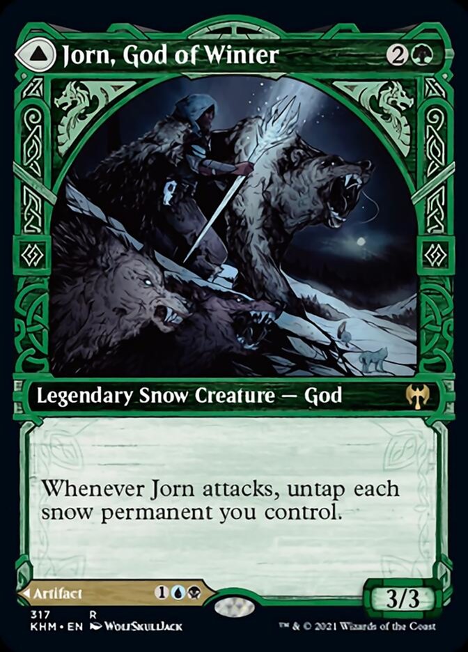 Jorn, God of Winter // Kaldring, the Rimestaff (Showcase) [Kaldheim] | Total Play