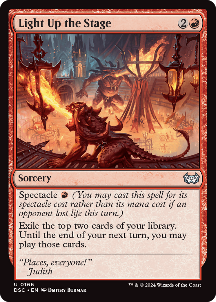 Light Up the Stage [Duskmourn: House of Horror Commander] | Total Play