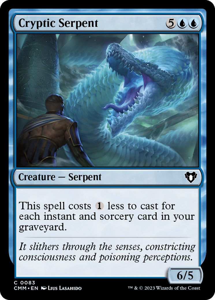 Cryptic Serpent [Commander Masters] | Total Play