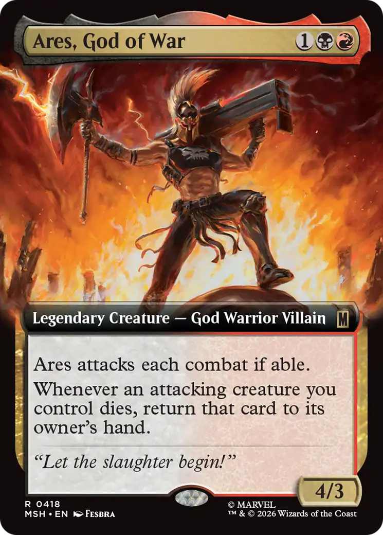 Ares, God of War (Extended Art) [Marvel Super Heroes] | Total Play