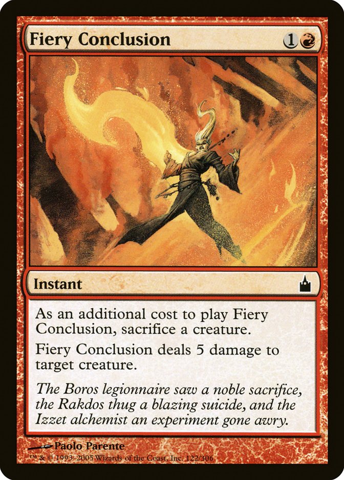 Fiery Conclusion [Ravnica: City of Guilds] | Total Play