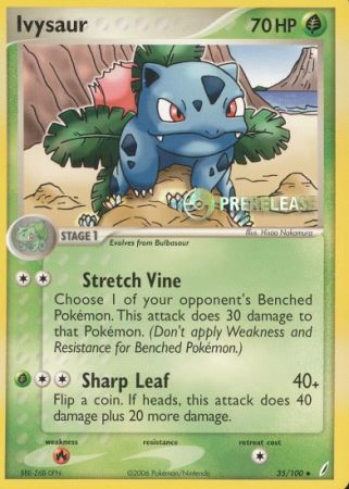 Ivysaur (35/100) (Prerelease Promo) [Nintendo: Black Star Promos] | Total Play