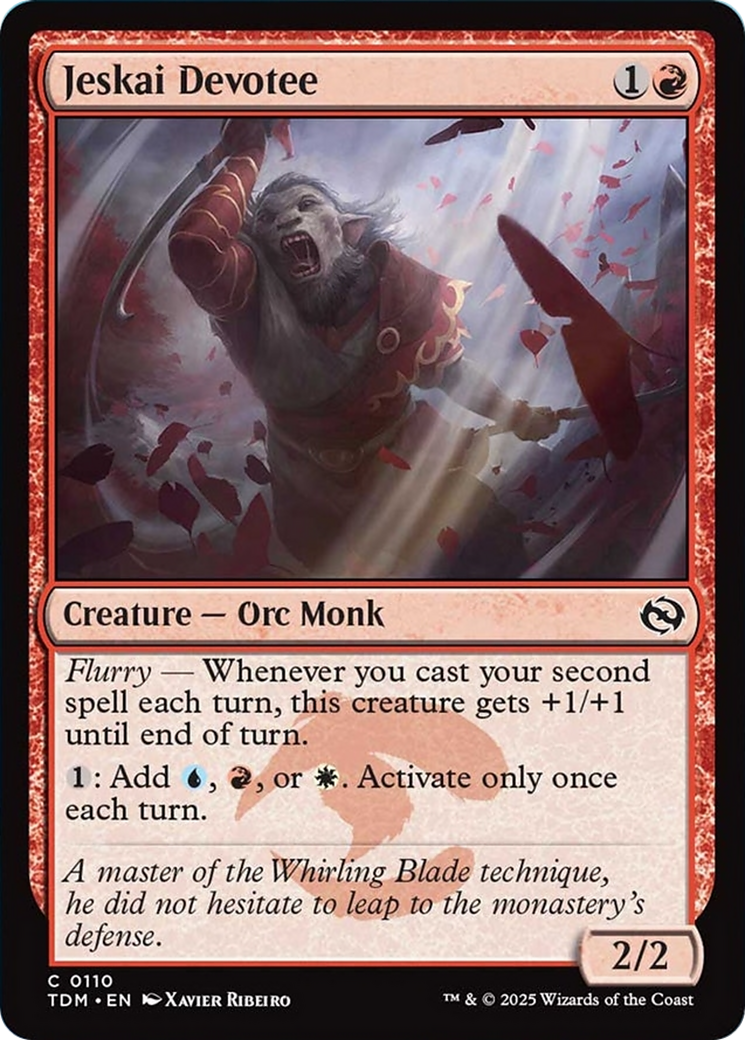 Jeskai Devotee [Tarkir: Dragonstorm] | Total Play