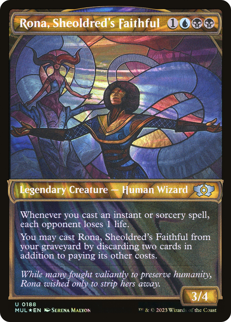 Rona, Sheoldred's Faithful (Halo Foil) [Multiverse Legends] | Total Play