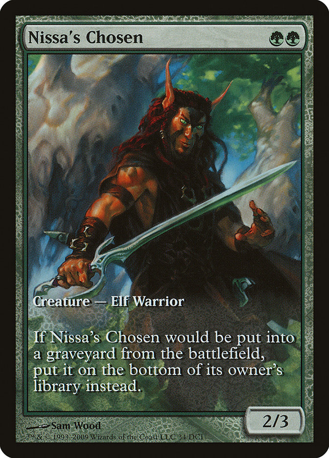 Nissa's Chosen (Game Day) (Extended Art) [Zendikar Promos] | Total Play