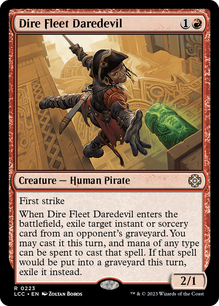 Dire Fleet Daredevil [The Lost Caverns of Ixalan Commander] | Total Play