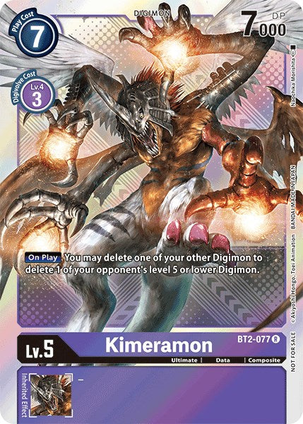 Kimeramon [BT2-077] (Official Tournament Pack Vol.4) [Release Special Booster Promos] | Total Play