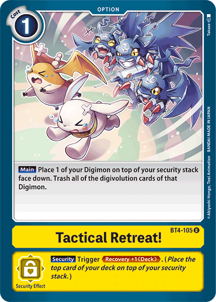 Tactical Retreat! [BT4-105] [Great Legend] | Total Play