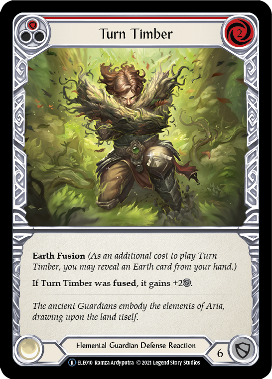 Turn Timber (Red) [U-ELE010] (Tales of Aria Unlimited)  Unlimited Rainbow Foil | Total Play