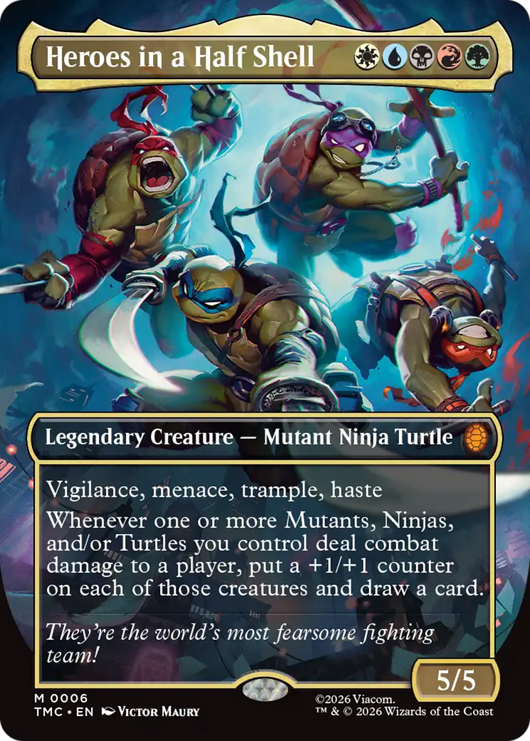 Heroes in a Half Shell (Borderless) [Teenage Mutant Ninja Turtles Commander] | Total Play