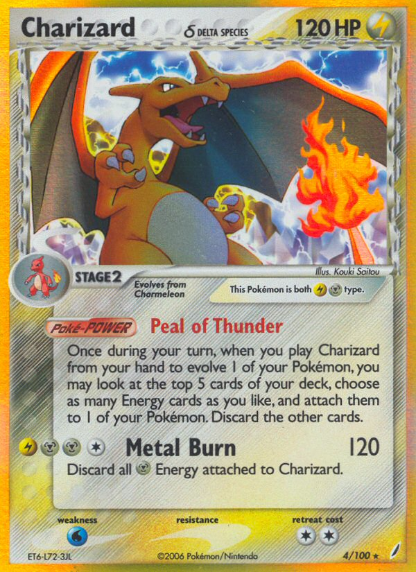 Charizard (4/100) (Delta Species) [EX: Crystal Guardians] | Total Play