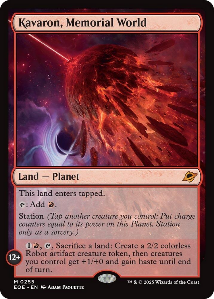 Kavaron, Memorial World [Edge of Eternities] | Total Play