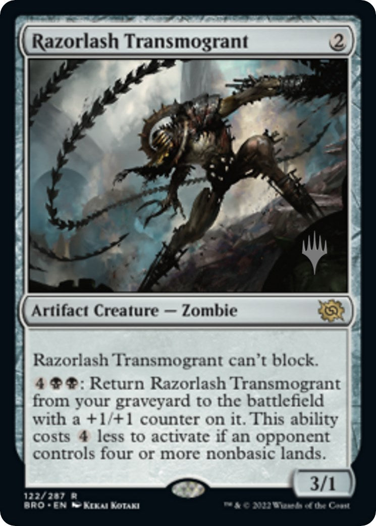 Razorlash Transmogrant (Promo Pack) [The Brothers' War Promos] | Total Play