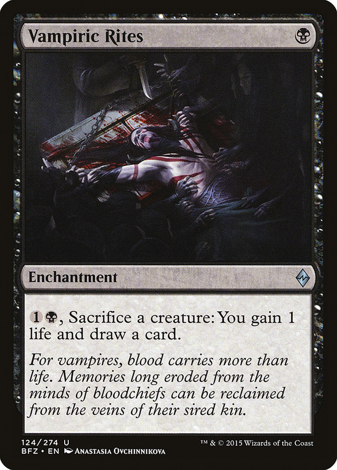Vampiric Rites [Battle for Zendikar] | Total Play