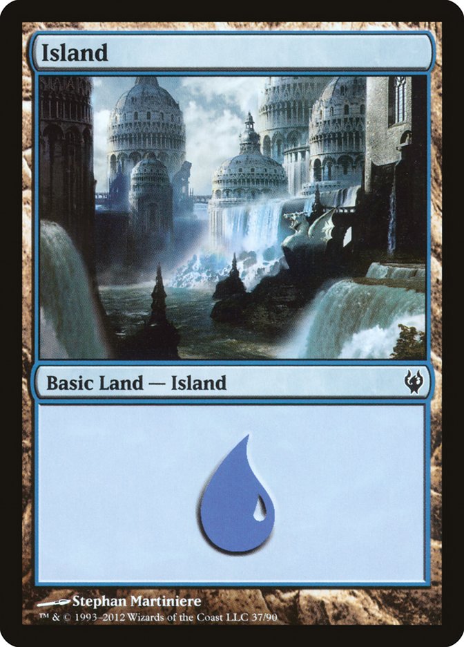 Island (37) [Duel Decks: Izzet vs. Golgari] | Total Play