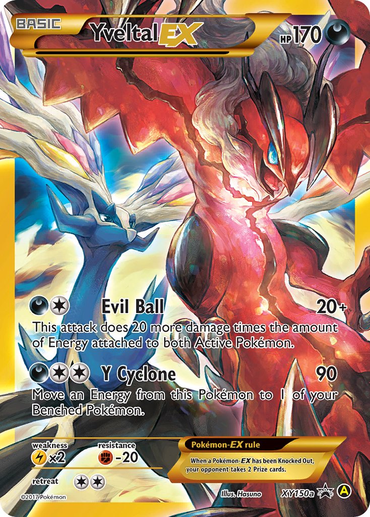 Yveltal EX (XY150a) [Alternate Art Promos] | Total Play