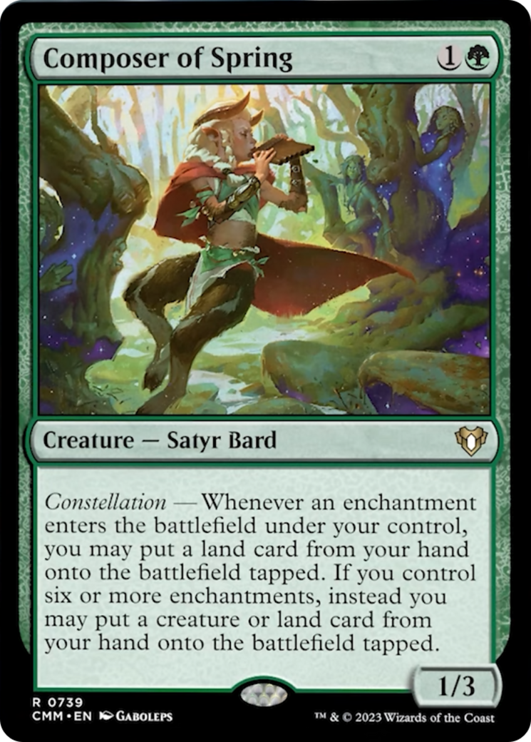 Composer of Spring [Commander Masters] | Total Play