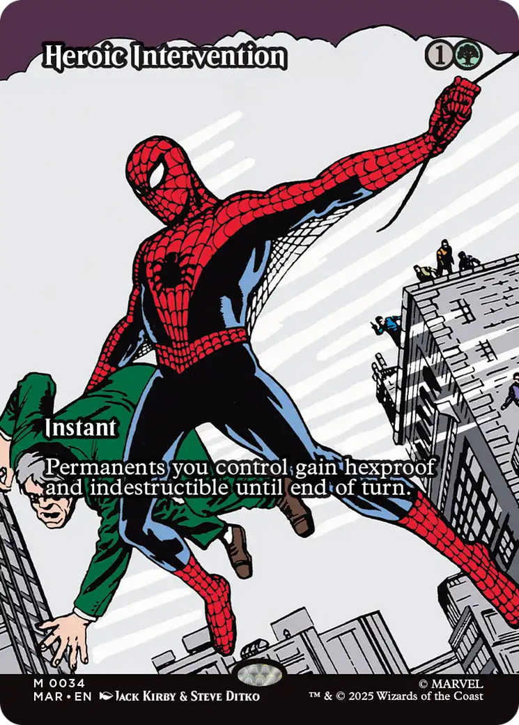 Heroic Intervention (Borderless) [Marvel's Spider-Man: Eternal-Legal] | Total Play