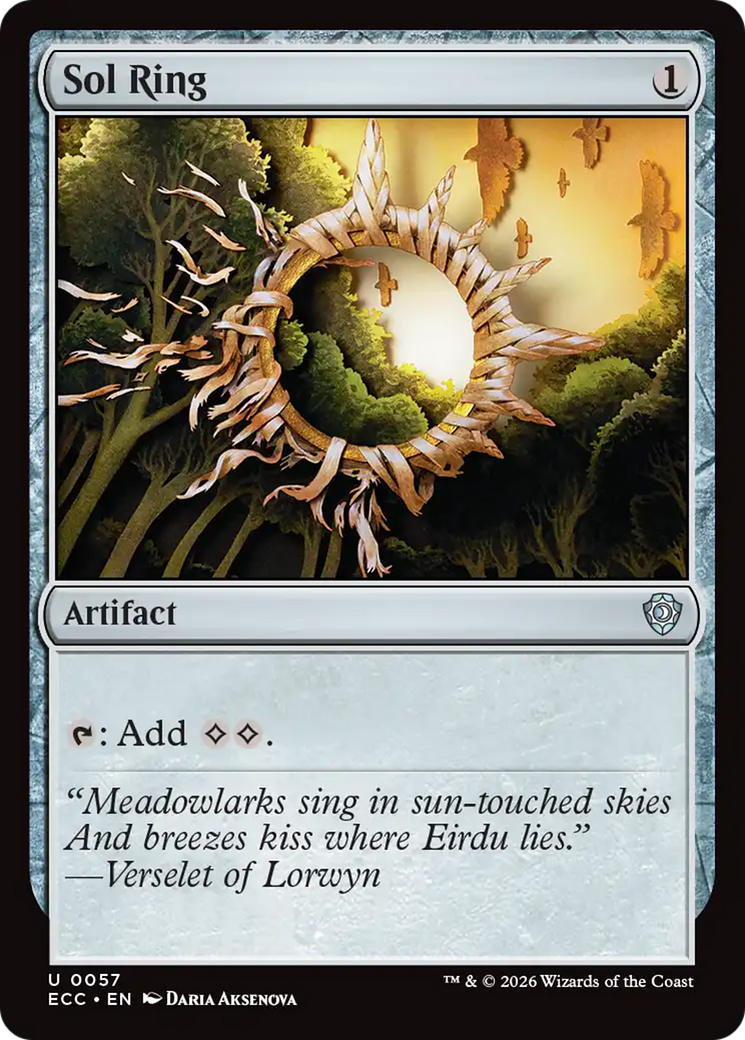 Sol Ring (0057) [Lorwyn Eclipsed Commander] | Total Play