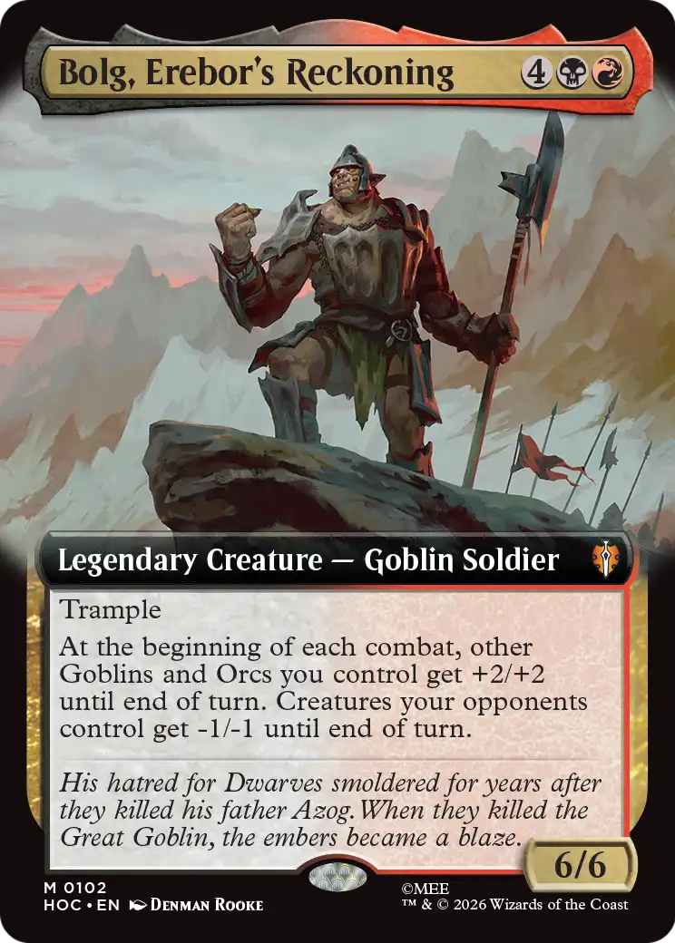 Bolg, Erebor's Reckoning (Extended Art) [The Hobbit: Eternal-Legal] | Total Play