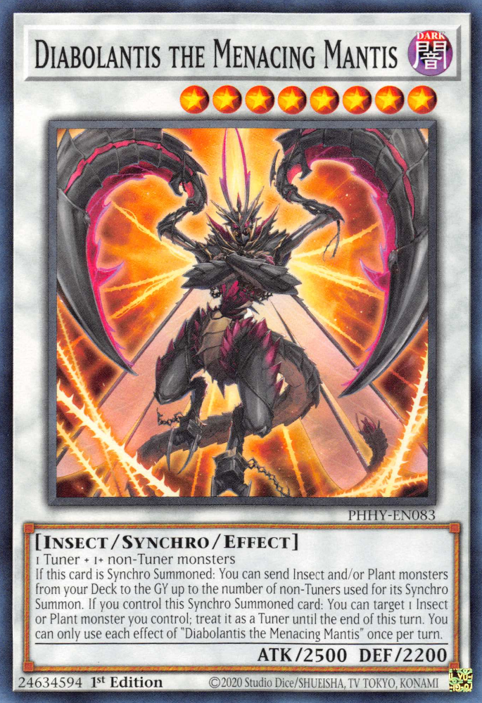 Diabolantis the Menacing Mantis [PHHY-EN083] Common | Total Play