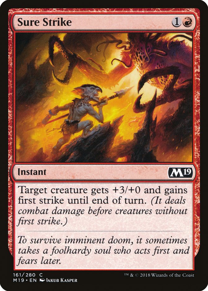 Sure Strike [Core Set 2019] | Total Play