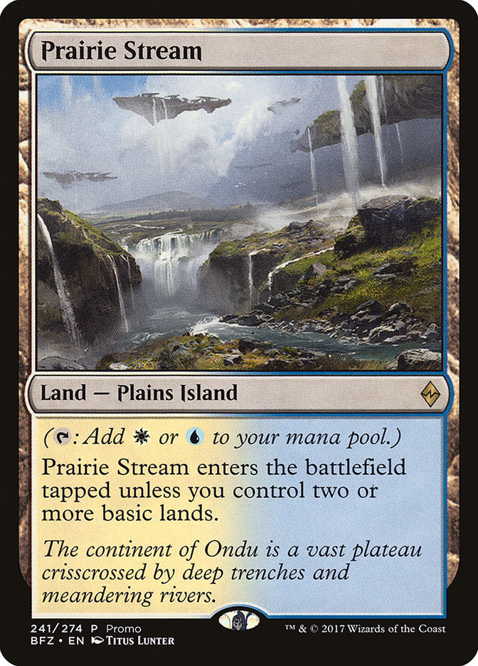 Prairie Stream (Promo) [Standard Showdown Promos] | Total Play