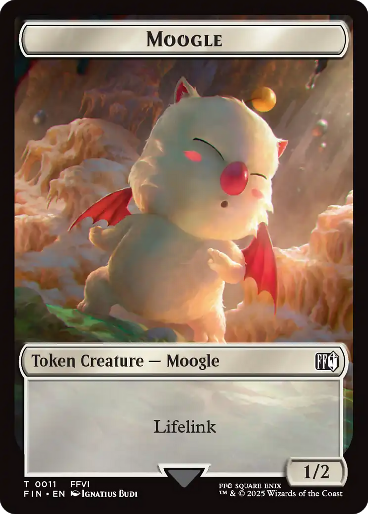 Moogle (0011) // Copy (0001) Double-Sided Token [FINAL FANTASY Tokens] | Total Play