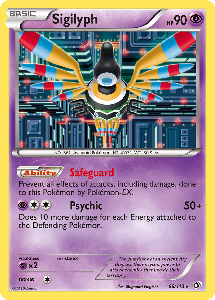 Sigilyph (66/113) [Black & White: Legendary Treasures] | Total Play