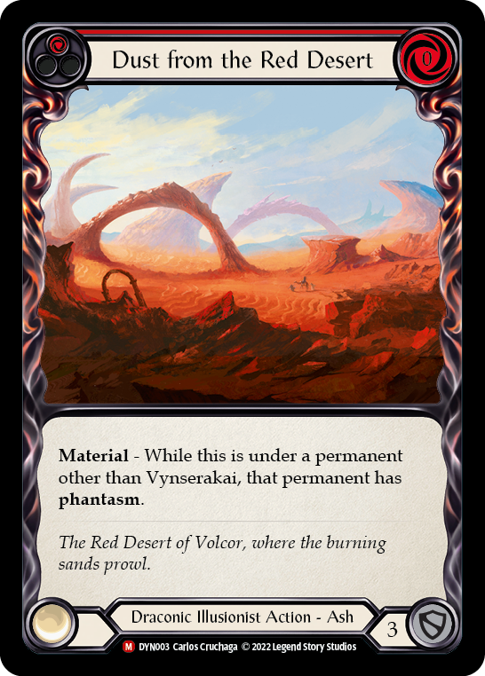 Dust from the Red Desert [DYN003] (Dynasty)  Rainbow Foil | Total Play