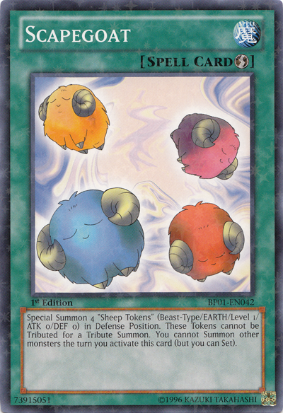 Scapegoat [BP01-EN042] Starfoil Rare | Total Play