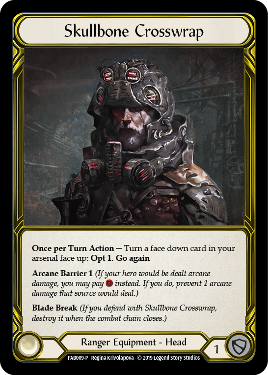 Skullbone Crosswrap [FAB009-P] (Promo)  1st Edition Cold Foil - Golden | Total Play