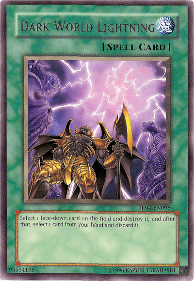 Dark World Lightning [DR04-EN098] Rare | Total Play