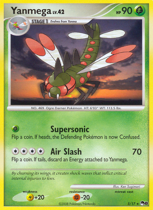 Yanmega (5/17) [POP Series 8] | Total Play