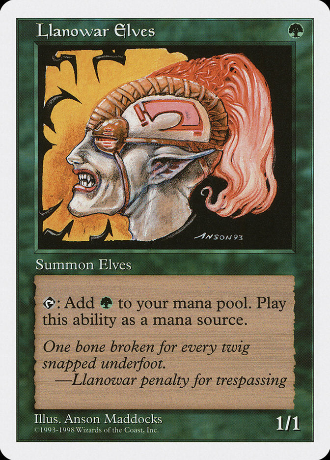 Llanowar Elves [Anthologies] | Total Play