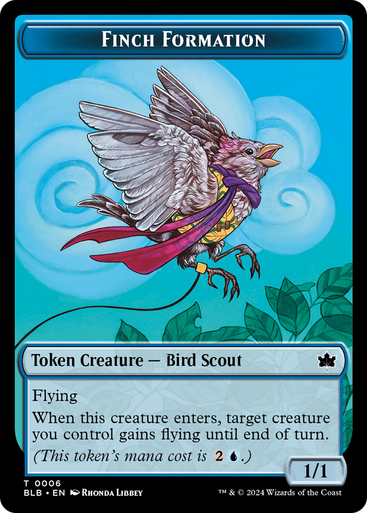 Finch Formation Token [Bloomburrow Tokens] | Total Play