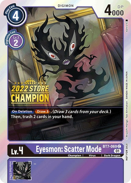 Eyesmon: Scatter Mode [BT7-069] (2022 Store Champion) [Next Adventure Promos] | Total Play