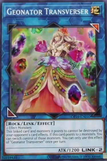 Geonator Transverser [OP16-EN010] Super Rare | Total Play