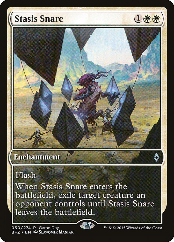 Stasis Snare (Game Day) [Battle for Zendikar Promos] | Total Play
