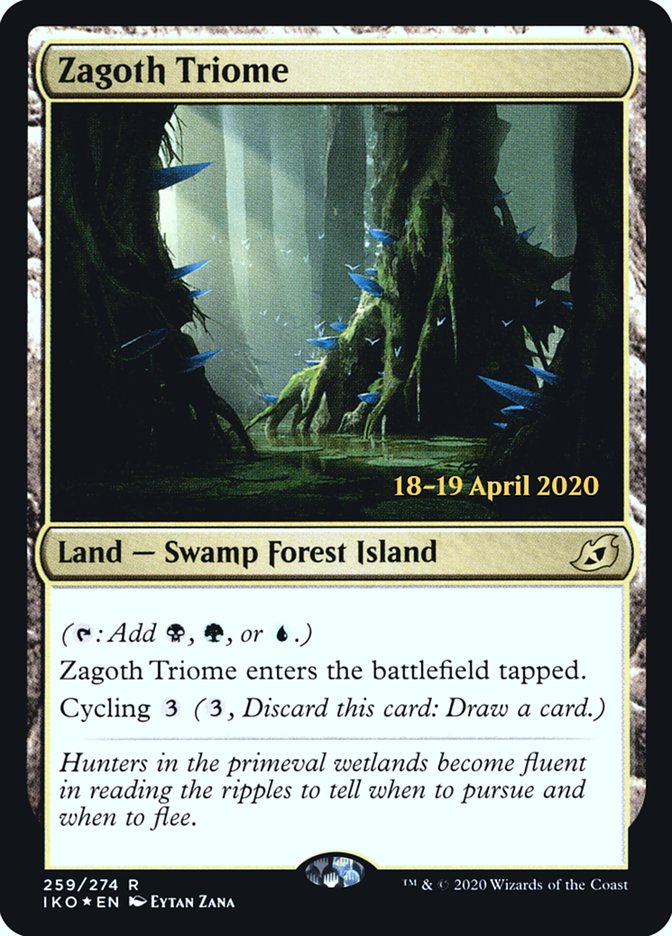 Zagoth Triome [Ikoria: Lair of Behemoths Prerelease Promos] | Total Play