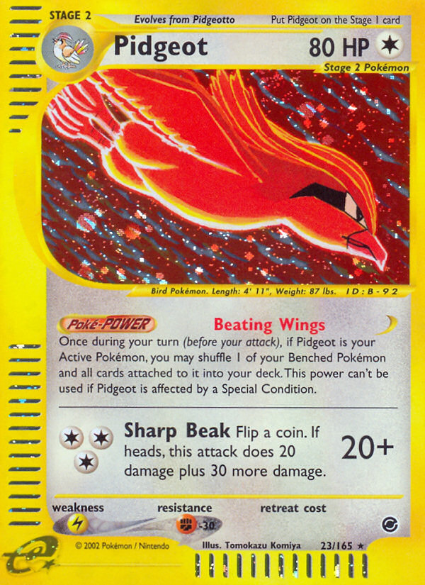 Pidgeot (23/165) [Expedition: Base Set] | Total Play