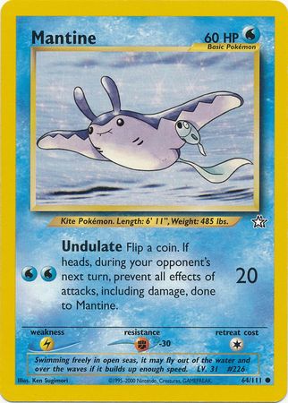 Mantine (64/111) [Neo Genesis Unlimited] | Total Play