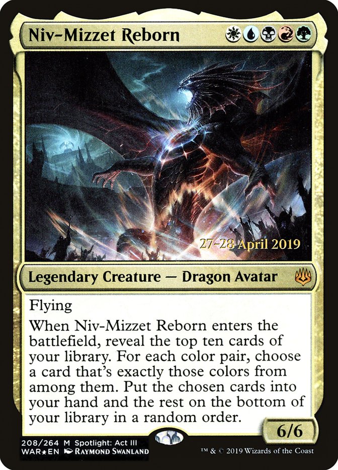 Niv-Mizzet Reborn [War of the Spark Prerelease Promos] | Total Play