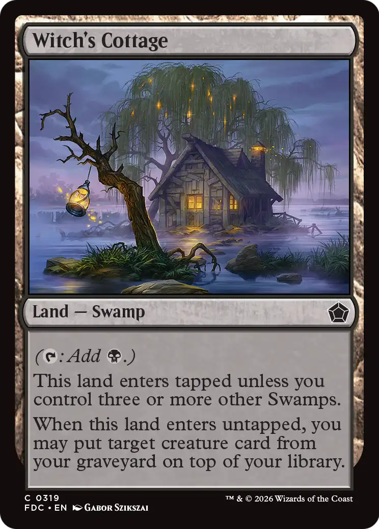 Witch's Cottage [Foundations Commander] | Total Play