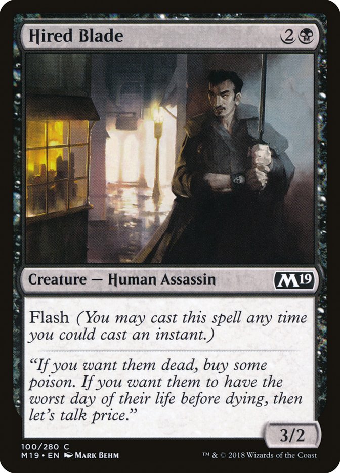Hired Blade [Core Set 2019] | Total Play