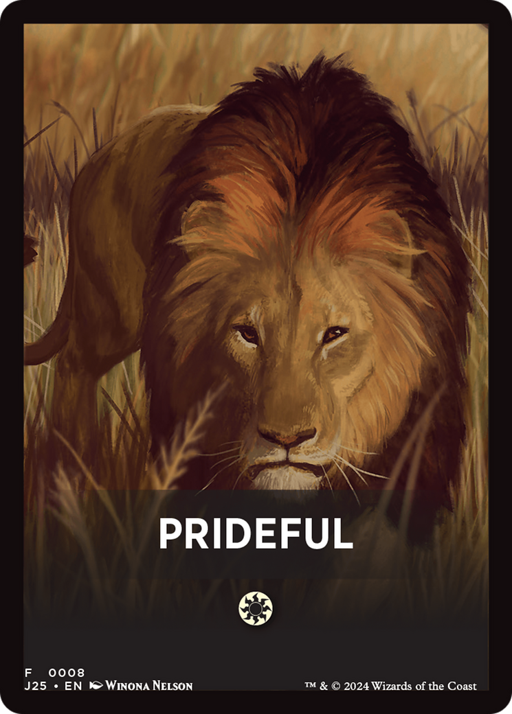 Prideful Theme Card [Foundations Jumpstart Front Cards] | Total Play