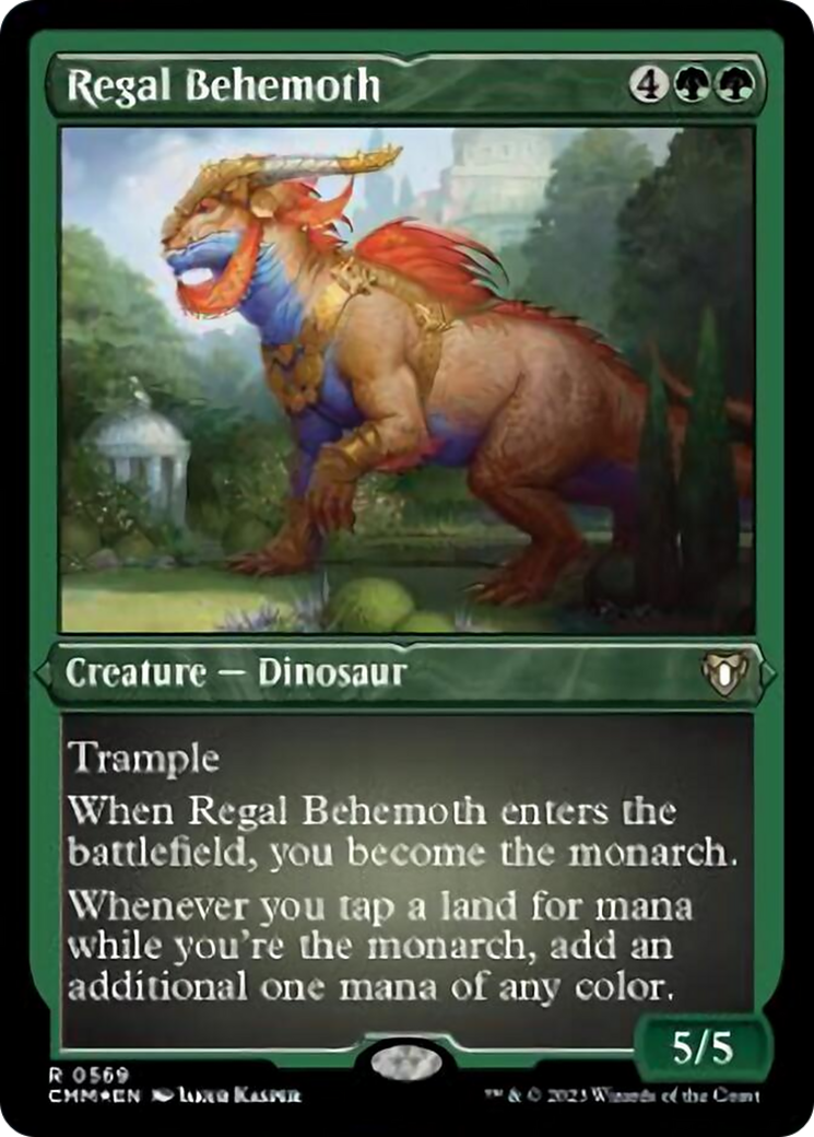 Regal Behemoth (Foil Etched) [Commander Masters] | Total Play