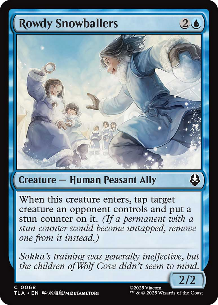 Rowdy Snowballers [Avatar: The Last Airbender] | Total Play