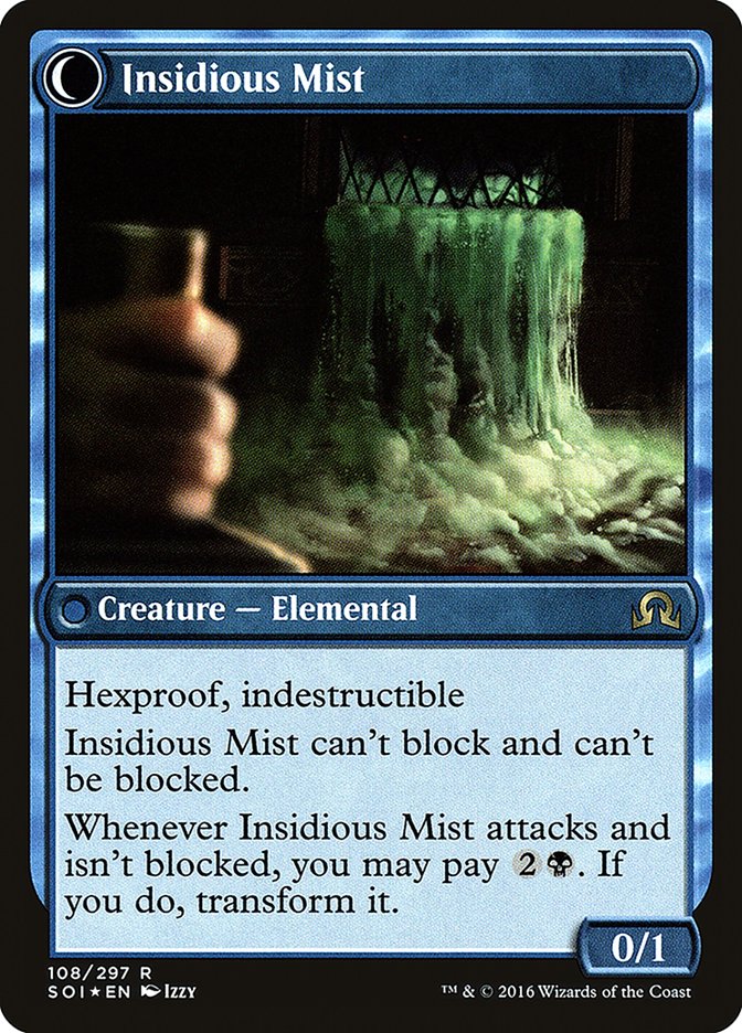 Elusive Tormentor // Insidious Mist [Shadows over Innistrad Prerelease Promos] | Total Play